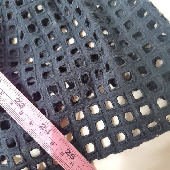 Madewell Open Weave Small Black Shirt - Picture 6 of 7